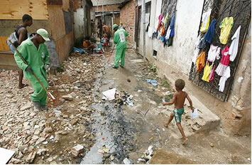 Apesar do alto IDH, o Brasil ainda apresenta vários problemas sociais 